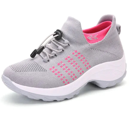 Women's Large-Size Breathable Sock Sneakers